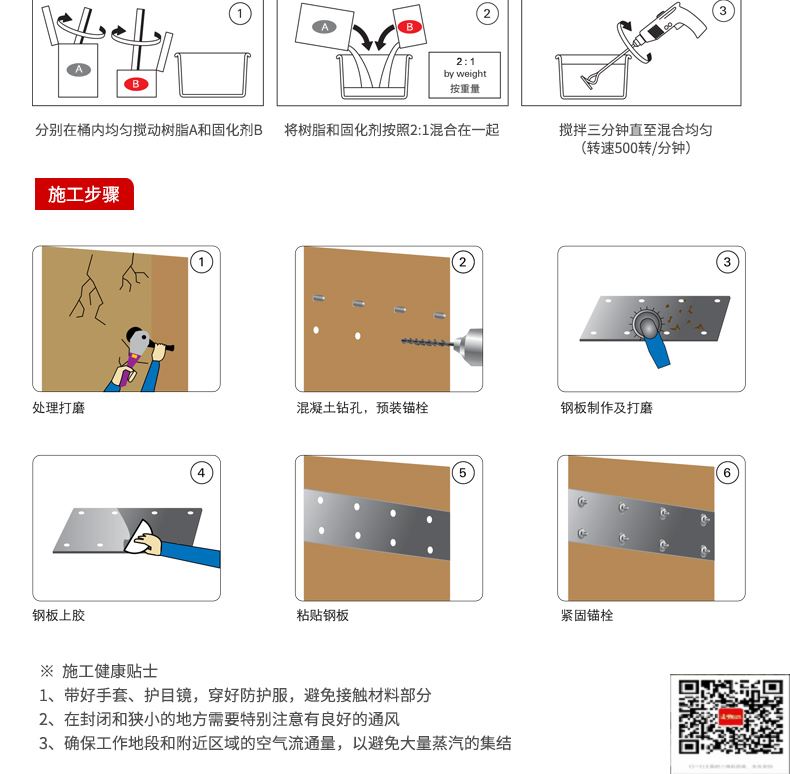 包钢鹤壁粘钢加固施工过程